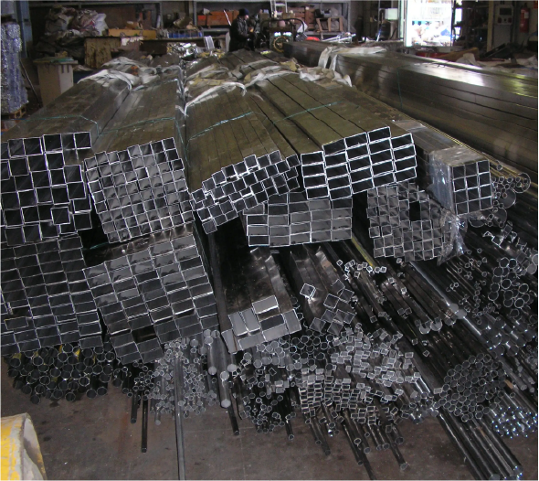 barras de aluminio reciclado en hierros alava